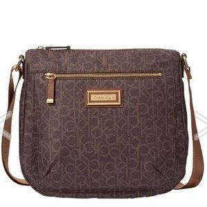 Calvin Klein Belfast Logo Crossbody Brown & Black